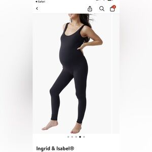 Black Maternity jumpsuit (bumpsuit)